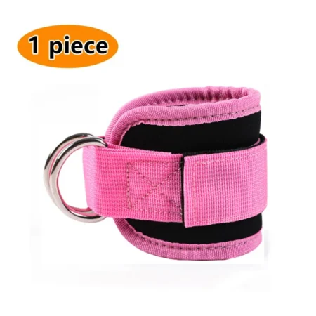 Cable Ankle Straps Double D-Ring Ankle Cuffs For Gym Workout - Image 6