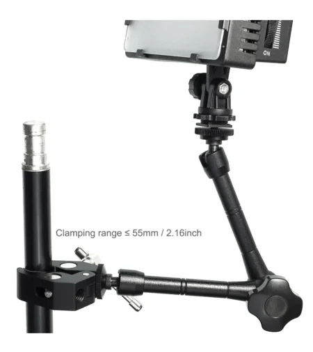 Super Clamp 7/11 inches Adjustable Magic Articulated Arm for Mounting Monitor LED Light LCD Video Camera Flash Camera DSLR - Image 11