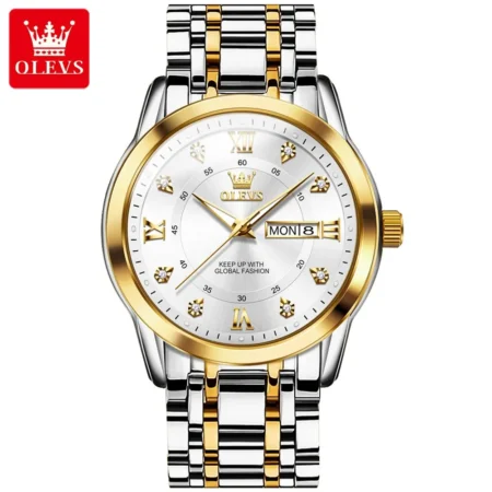 OLEVS Luxury Gold Quartz Men's Watch - Image 10