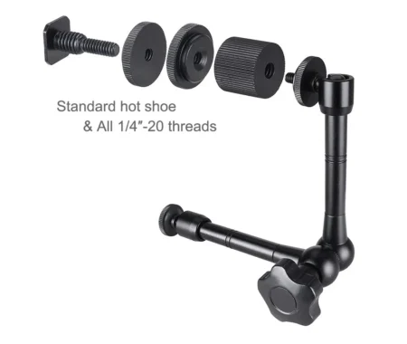 Super Clamp 7/11 inches Adjustable Magic Articulated Arm for Mounting Monitor LED Light LCD Video Camera Flash Camera DSLR - Image 3