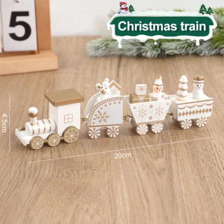 Christmas Wooden Train For Decoration - Image 16