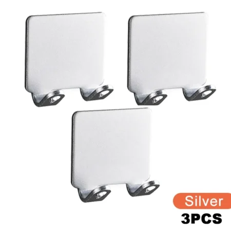 Bathroom Space Aluminum Razor Holder Storage Hook Wall - Image 3