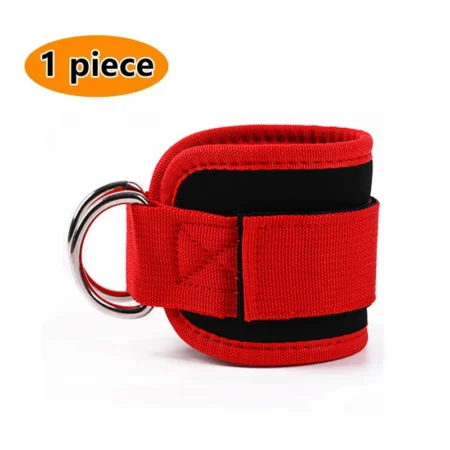 Cable Ankle Straps Double D-Ring Ankle Cuffs For Gym Workout - Image 9