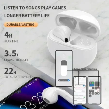 XIAOMI Air Pro 6 TWS Wireless Bluetooth Earphones Touch - Image 11