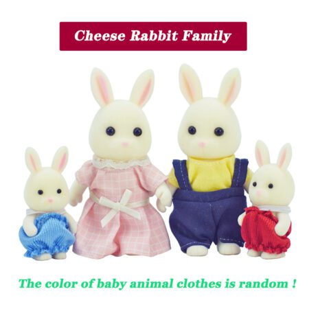 Easter Bunny & Mini Animal Dollhouse Figures