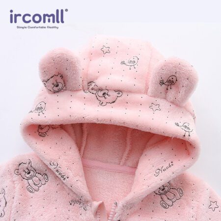 Newborn Baby Rompers Spring Autumn Warm Fleece