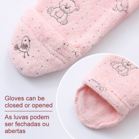 Newborn Baby Rompers Spring Autumn Warm Fleece - Image 12