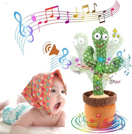 Dancing Cactus Toy - Interactive Plushie with Songs and Talk - Image 6